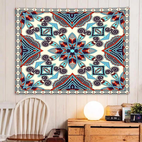 Tappezzeria Mandala Boemia Appeso A Parete Poliestere Motivo Paisley Stile Etnico Vintage Per Arredo Camera