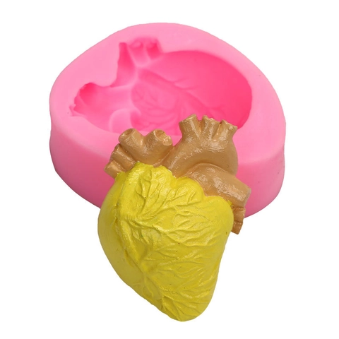 Halloween Silikonform Herz Zahn Fuß Hand Geformte Fondant Schokolade Kuchen Dekoration Werkzeug DIY Horror Thema Bastelform