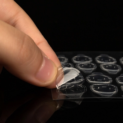 Doppelseitige Jelly Nagel Kleber Aufkleber Wasserdichte Hochviskose Transparente Klebestreifen Für Künstliche Nägel Maniküre Werkzeug
