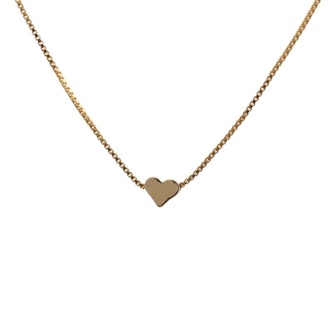 Collier Pendentif En Cuivre Forme Coeur Croix Couronne Chaîne De Boîte Bijoux De Mode Élégants Pour Femmes