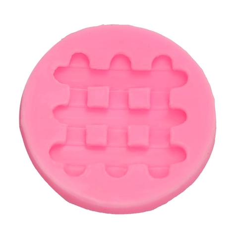 Silicone Cake Mold Ladder Fence Design Fondant Border Chocolate DIY Baking Decoration Kitchen Accessory