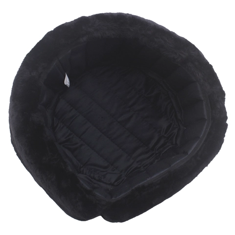 Klassische Winter Fliegermütze PU Leder Stoff Kunstfell Ohrenklappen Verdickt Warm Winddicht Russischer Stil Ushanka Herren