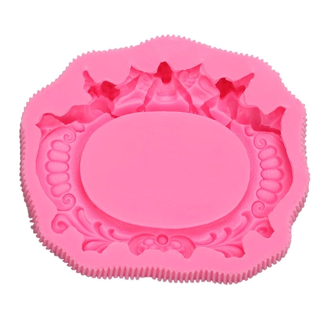 Molde De Silicona Marco De Ángel Europeo Relieve Para Decoración De Pasteles Fondant DIY Jabón Resina Estilo Retro