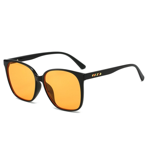 Gafas De Sol Cuadradas Retro Montura PC Lentes AC Protección UV400 Conducción Moda Para Hombres Y Mujeres
