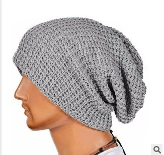 Unisex Slouchy Beanie Mütze Winter Warm Acryl Strickmütze Einfarbig Outdoor Lässig Alltag Beanie Für Herren Damen