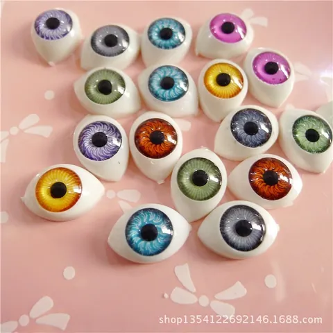Occhi Per Bambole Realistici In Acrilico Bulbi Oculari Colorati Per Creazione Bambole BJD Fai Da Te Ricamo