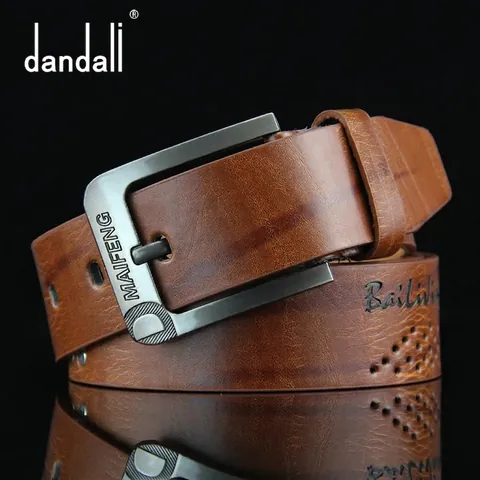 Men Belt Faux Leather Retro Dotted Rivet Pin Buckle Vintage Casual Trouser Belt With Alloy Buckle For Daily Wear