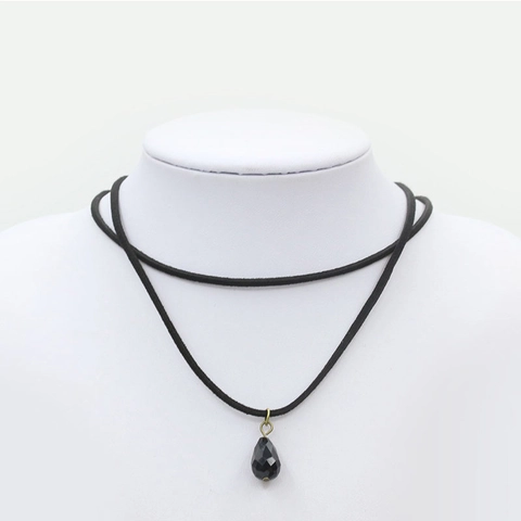 Vintage Gothic Black Lace Velvet Choker Necklace Set For Women Alloy Sun Moon Starfish Pearl Pendant Retro Punk Neck Jewelry Accessory