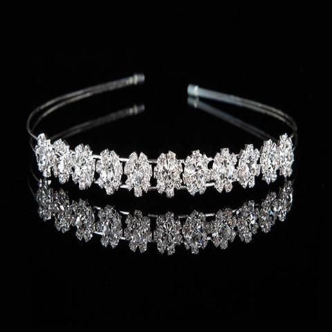 Eleganter Legierung Strass Sonnenblume Haarreif Für Damen Doppellagiger Kristall Haarreifen Hochzeit Party Mode Haarschmuck