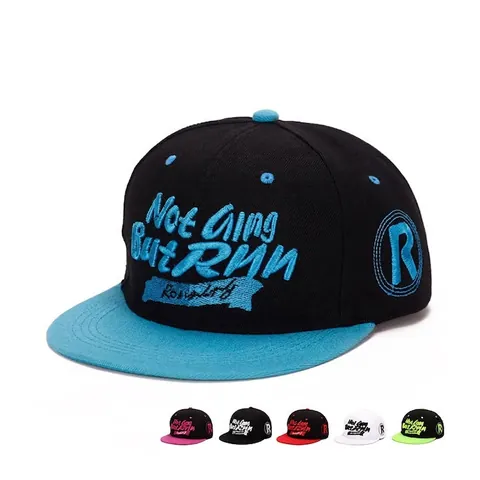 Cappello Snapback Acrilico Ricamo Lettere 3D Regolabile Tesa Piatta Hip Hop Streetwear Berretto Da Baseball Unisex