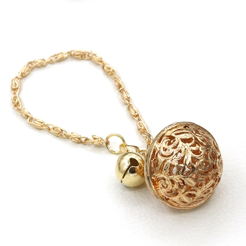 Vintage Alloy Hollow Bell Bracelet Anklet For Women Cute Gold Silver Plated Jewelry Gift Costume Accessory For Travel Daily