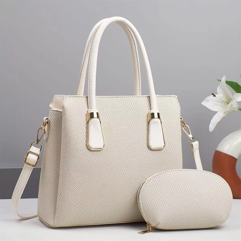 Damen Mode PU Leder Handtasche Und Passendes Beutel Webmuster Tote Bag Große Schulter Umhängetasche Elegante Damen Handtasche