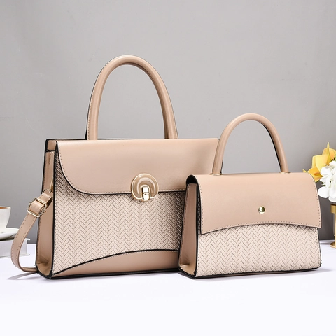 Borse Da Donna In Pelle PU Trama Intrecciata Elegante Tote Borsa A Spalla Tracolla Versatile Per Il Lavoro Fibbia In Metallo