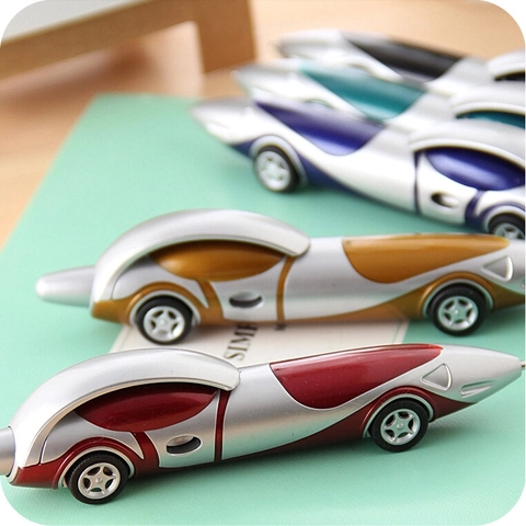 Penna A Sfera A Forma Di Auto Da Corsa Novità Strumento Di Scrittura Creativa Regalo Per Studenti Decorazione Da Scrivania