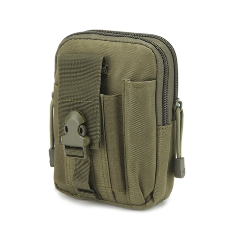 Tactical Waist Bag Oxford Cloth MOLLE System Waterproof Outdoor Hiking Military Style Phone Pouch Durable Gear