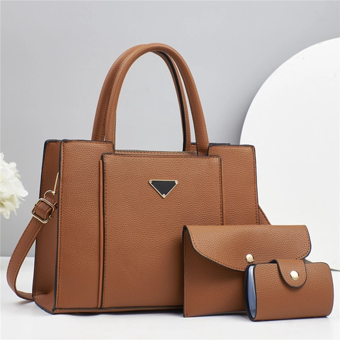 Elegante Damen Handtasche Aus PU Leder Mit Litschi Muster Tote Umschlag Clutch Und Kartenhalter Vintage Büro Alltagstasche