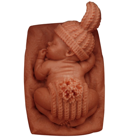 Sleeping Baby Silicone Mold For Fondant Cake Chocolate Handmade Soap DIY Baking Tool 3D Crafting Flexible Soft