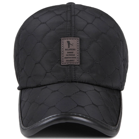 Heren Winter Gewatteerde Honkbalpet Warm Oorkleppen Outdoor Sport Winddicht Verdikte Polyester Hoed Verstelbaar