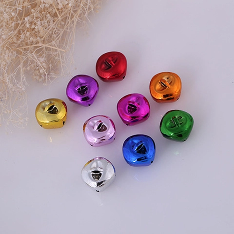 Colorful Metal Jingle Bells DIY Craft Small Bells For Christmas Decoration Pet Collars Jewelry Making Hanging Ornaments