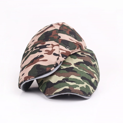 Camouflage Baskenmütze Baumwollmischung Verstellbare Schirmmütze Outdoor Taktische Militär Ivy Cap