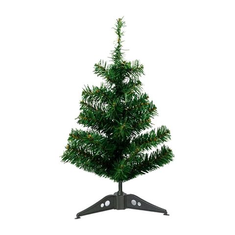 Dense 45cm Mini Christmas Tree PVC Artificial Green Xmas Tree For Home Office Desk Festive Holiday Tabletop Decoration