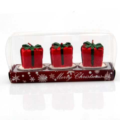 Candele Decorative Natalizie Cera Di Paraffina Babbo Natale Pupazzo Di Neve Albero Decorazione Tavola Festiva
