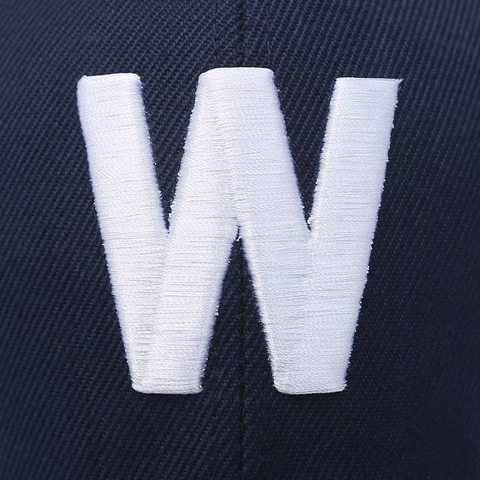 Casquette De Baseball Lettre W Brodée Réglable Acrylique Visière Courbe Extérieur Protection Solaire Sport Pour Hommes Femmes