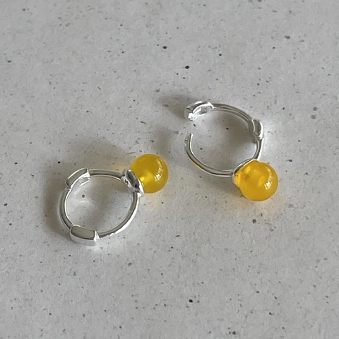 Minimalistische Huggie Hoop Ohrringe Mit Kristall Achat Perle Anhänger 925 Sterling Silber Ohrstecker Chic Schmuck