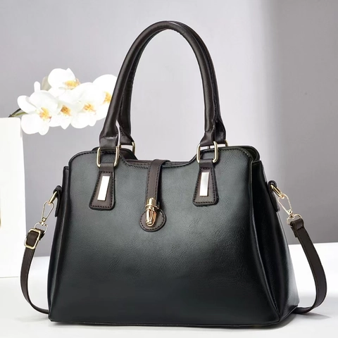 Sac À Main Fourre-tout Mode Pour Femmes En Cuir PU Grande Capacité Sac À Bandoulière Minimaliste
