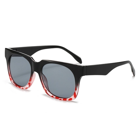 Square Sunglasses PC Frame UV400 Protection Fashion Travel Trendy Retro Oversized Eyewear For Women