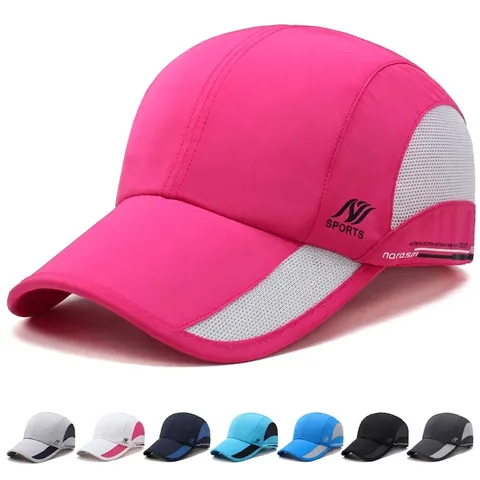 Cappello Da Baseball Asciugatura Rapida Mesh Traspirante Cappello Da Sole Sportivo Regolabile Estate Corsa