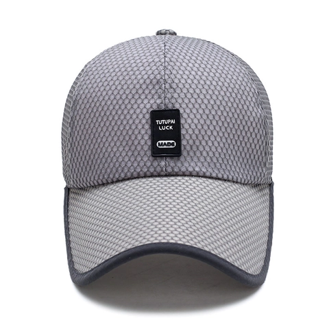 Mesh Baseball Cap Breathable Sun Protection Outdoor Sports Adjustable Long Brim Hat For Men And Women Lightweight