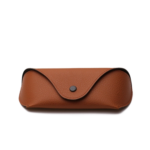 Custodia Per Occhiali Da Sole In Pelle PU Grana Litchi Borsa Portaocchiali Portatile Leggera Con Chiusura A Pressione