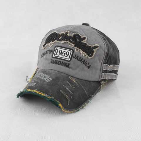 Vintage Baseballkappe Aus Gewaschener Baumwolle Mit Rock Shark Stickerei Verstellbar Streetwear Für Herren Damen