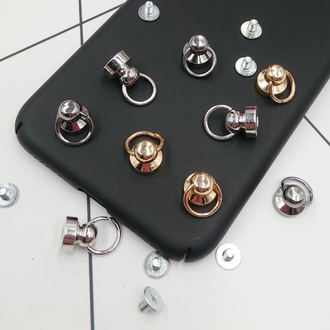 Conector De Hebilla De Anillo De Tornillo De Aleación Anillo En D De Metal Para Correa De Funda De Teléfono Bolso DIY