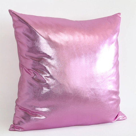 Einfarbiger Bronzierter Metallic Kunstleder Kissenbezug Dekorativer Kissenbezug Für Sofa Wohnzimmer Modernes Zuhause