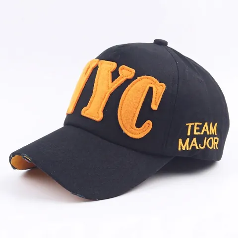 Casquette De Baseball NYC Coton Style Vintage Délavé Chapeau Soleil Sports De Plein Air Streetwear Ajustable Brodé