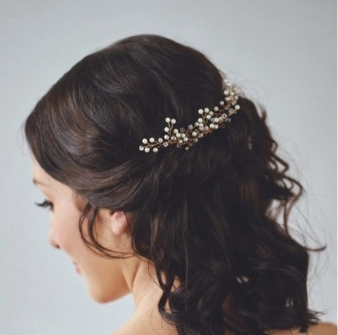 Forcina Per Capelli Sposa Perla Artificial Cristallo Fatta A Mano Forcina A U Accessori Per Capelli Matrimonio Eleganti Per Donna