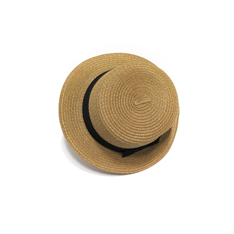 Cappello Boater Donne Ragazze Paglia Di Carta Intrecciata Cappello Da Sole Estate Spiaggia Vacanze Con Fiocco