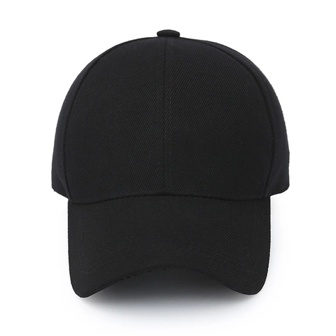 Solid Color Baseball Cap For Men Women Adjustable Metal Buckle Cotton Twill Breathable Curved Brim Casual Outdoor Sun Hat