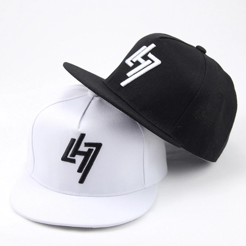 Berretto Da Baseball Snapback Ricamo Lettere Visiera Piatta Regolabile Hip Hop Streetwear Unisex Casuale