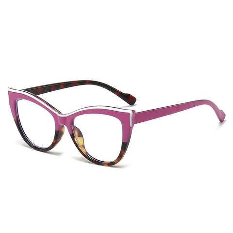 Occhiali Da Vista Occhio Di Gatto Moda TR90 Tartarugati Anti Luce Blu Ottici Per Donne Stile Vintage