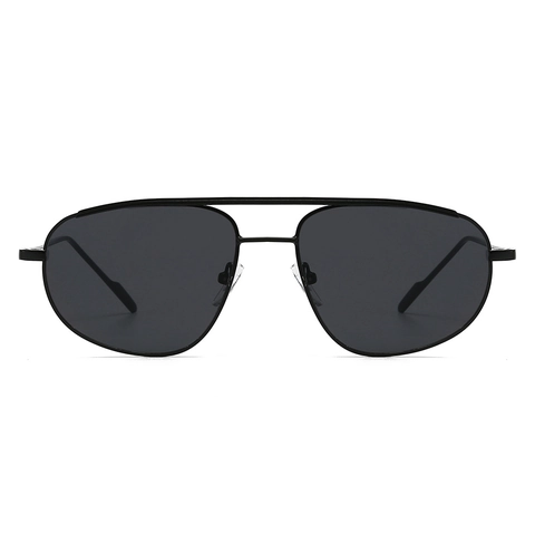 Lunettes De Soleil Aviateur Monture En Métal Double Pont Protection UV400 Mode Rétro Pour Femmes
