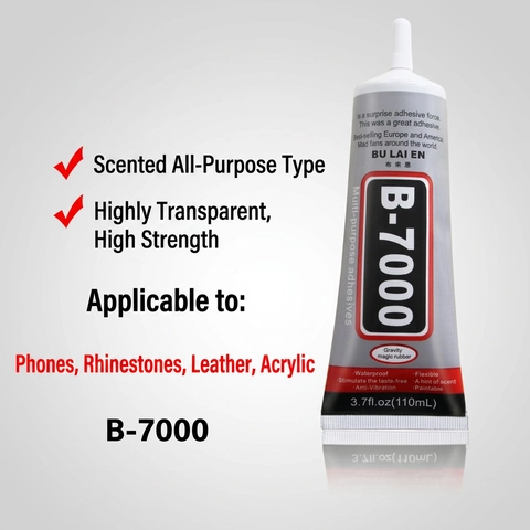 B-7000 Multi-Purpose Glue Transparent Strong Adhesive For Jewelry DIY Phone Case Repair Precision Tip High Strength