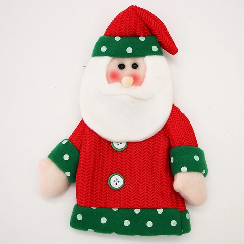 Housses De Bouteille De Vin De Noël Tricotées Père Noël Bonhomme De Neige Renne Décoration De Table Fête Décoration Festive Sac Cadeau