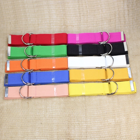 Canvas Riem Dubbele D-Ring Gesp Katoenen Webbing Verstelbare Casual Tailleriem Voor Heren En Dames