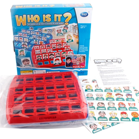 Who Is It Board Game Logic Reasoning Guessing Game Plastic Educational Toy Parent-Child Interaction For Kids Party