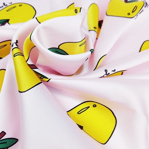 Foulard Quadrato In Raso Satinata Da Donna Stampa Frutta Animali Foulard Decorativo Collo Testa Accessorio Moda Morbido