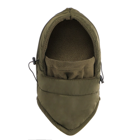 Passamontagna Invernale Maschera Cappuccio Antivento Fodera Pile Regolabile Sci All'Aperto Scaldacollo Accessorio Freddo