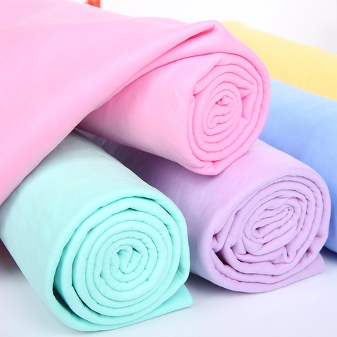 Pet Bath Towel PVA Synthetic Chamois Super Absorbent Quick Drying Thickened Soft Grooming Cleaning Cloth For Dogs Cats